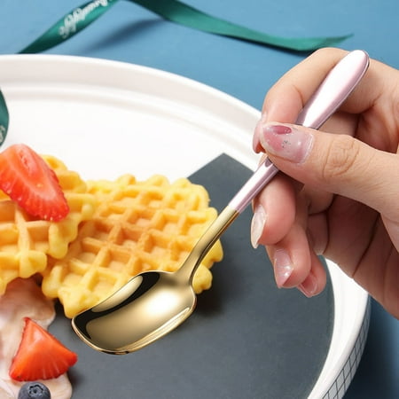 

Yubatuo Household High-grade Frosted Stainless Steel Multi-function Dessert Spoon