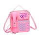 thumbnail image 2 of Bolso bandolera para teléfono, original bolso de hombro de PU con forma de teléfono, ideal para maquillaje y paraguas. Rosa, 2 of 9