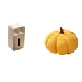 thumbnail image 1 of caja de pañuelos,Funda para caja de pañuelos de cuero sintético para dormitorio,Caja de almacenamiento de toallas de papel para sala de estar que ahorra espacio,Almohadas de calabaza de, 1 of 8