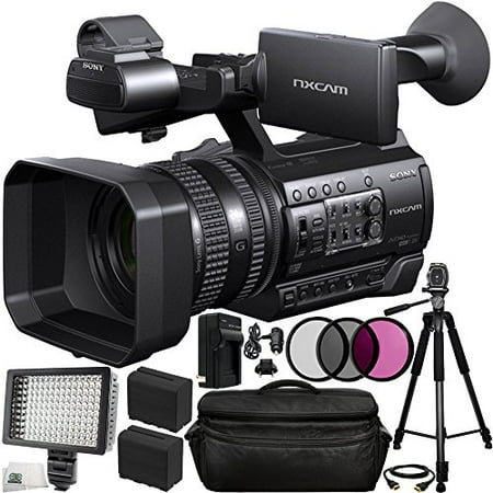 Sony HXR-NX100 HD NXCAM Camcorder 13PC Bundle. Includes 2 Replacement F970 Batteries + AC/DC Rapid Home & Travel Charger + 3PC Filter Kit (UV-CPL-FLD) + Full Size Tripod + 160 LED Video Light + (Best Of Sonu Nigam)