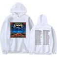 thumbnail image 1 of Cuco Sweat à Capuche Ridin' Tour Merch avec Poches et Cordon de Serrage, Mode Unisexe, Blanc, P, 1 of 2