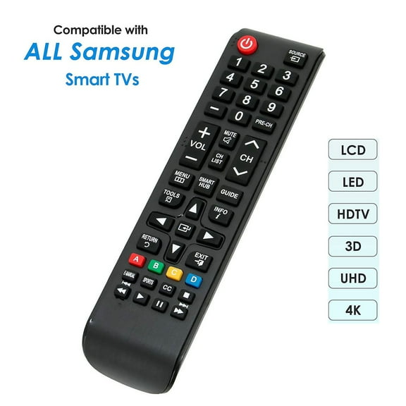 Universal Replacement Remote Control BN59-01199F Sub BN59-01199L BN59-01199G BN59-01199S, Fit for Samsung TV