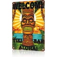 thumbnail image 1 of Funny Garden Decor Tiki Bar Vintage Metal Signs Garden Tin Sign for Home Outdoor Wall Decor 12×16 Inch, 1 of 5
