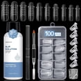 thumbnail image 1 of wqlpp-Slip Solution Poly Gel 2.5oz Nail Extension Gel Slip Solution Anti-stick Gel Solution Liquid With Brush Nail Tips Clips Crystal Cup for Poly Nail Gel Nail Art Kit Easy DIY, 1 of 4