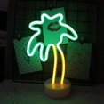 thumbnail image 1 of Lishi Palm Tree Neon Light - Bedroom and Desktop Decor - Battery/USB Powered LED Light, 1 of 5