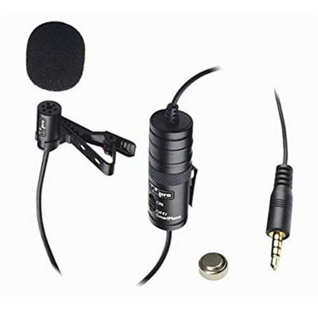 Mic Cable 20 Feet Canon EOS Rebel T6i Digital Camera External Microphone Vidpro XM-L Wired Lavalier microphone - 20' Audio Cable - Transducer type ()