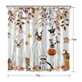 thumbnail image 5 of Halloween Dogs in Ghost Costumes Shower Curtain 72"x72" ,Bathroom Decorative Shower Curtains Set with 12 Hooks,Modern Waterproof Washable Shower Curtain, 5 of 6