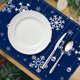 thumbnail image 4 of Christmas Placemat Table Mat Christmas Home Living Room Decoration Placemat, 4 of 8