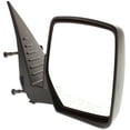 thumbnail image 2 of MIRROR Compatible For 2008-2012 Jeep Liberty Right Passenger Heated Power Glass Textured Black, 2 of 5
