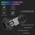 thumbnail image 2 of A0103 6000K 300W high power IP68 waterproof car headlight P10 9006/HB4 one pair, 2 of 3