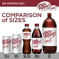thumbnail image 3 of Diet Dr Pepper Soda Pop, 16 fl oz, 6 Pack Bottles, 3 of 12