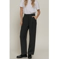 thumbnail image 5 of FashionStream Women's Pleated Straight-Leg Pants, Black, 5 of 5