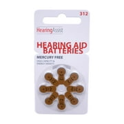 HearingAssist 1.45 Volts Professional Audiologist Quality Batteries, Size 312