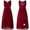 Burgundy, variant on Kids Flower Girl Dress Sleeveless Beaded Princess Junior Bridesmaid Wedding Party Royal Blue 8