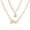 2, variant on Double Layer Acrylic Butterfly Necklace Letter Angel Pendant Long Chain Jewelry