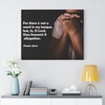 thumbnail image 6 of Scripture Walls  Psalm 139:4 For There is Not a Word Bible Verse Canvas Christian Wall Art Ready to Hang Unframed, 6 of 16