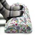 thumbnail image 3 of Dragonfly Foot Rest, Butterfly Dragonfly Paisley Complex Motifs with Diverse Lines Art Image, Non-Slip Backing Adjustable Ergonomic Memory Foam Leg Support for Office, Multicolor, by Ambesonne, 3 of 5