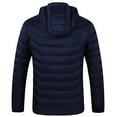 thumbnail image 6 of Mens Heated Jackets Thermal 21 Heating Zones Coat with Pockets Lightweight USB Charing Hooded Down Jacket for Winter Clothes, 6 of 6