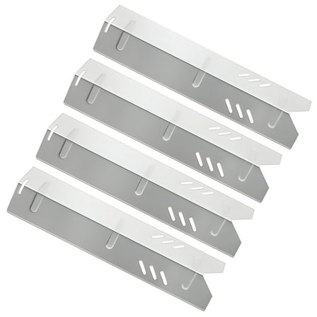 Set of 4 Stainless Steel Heat plates for Dyna-Glo, Uniflame Grills and other grill models