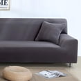 thumbnail image 4 of L Shaped Couch Covers, Elegant Stretch Sofa Covers with Elastic Fabric for Comprehensive Sofa Protection, Grey, 4 of 5