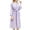 Light Purple, variant on Women's Waffle Bathrobe Kimono Bath Robe Lightweight Knee Length Sleeping Weave Spa Robe Spring Summer Fall Grey X-Small