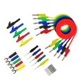 thumbnail image 2 of 4mm Banana To Banana Test Lead Kit,Multimeter Match Alligator Clip U-type & Puncture Test Probe Kit ,Precise Durable, 2 of 7
