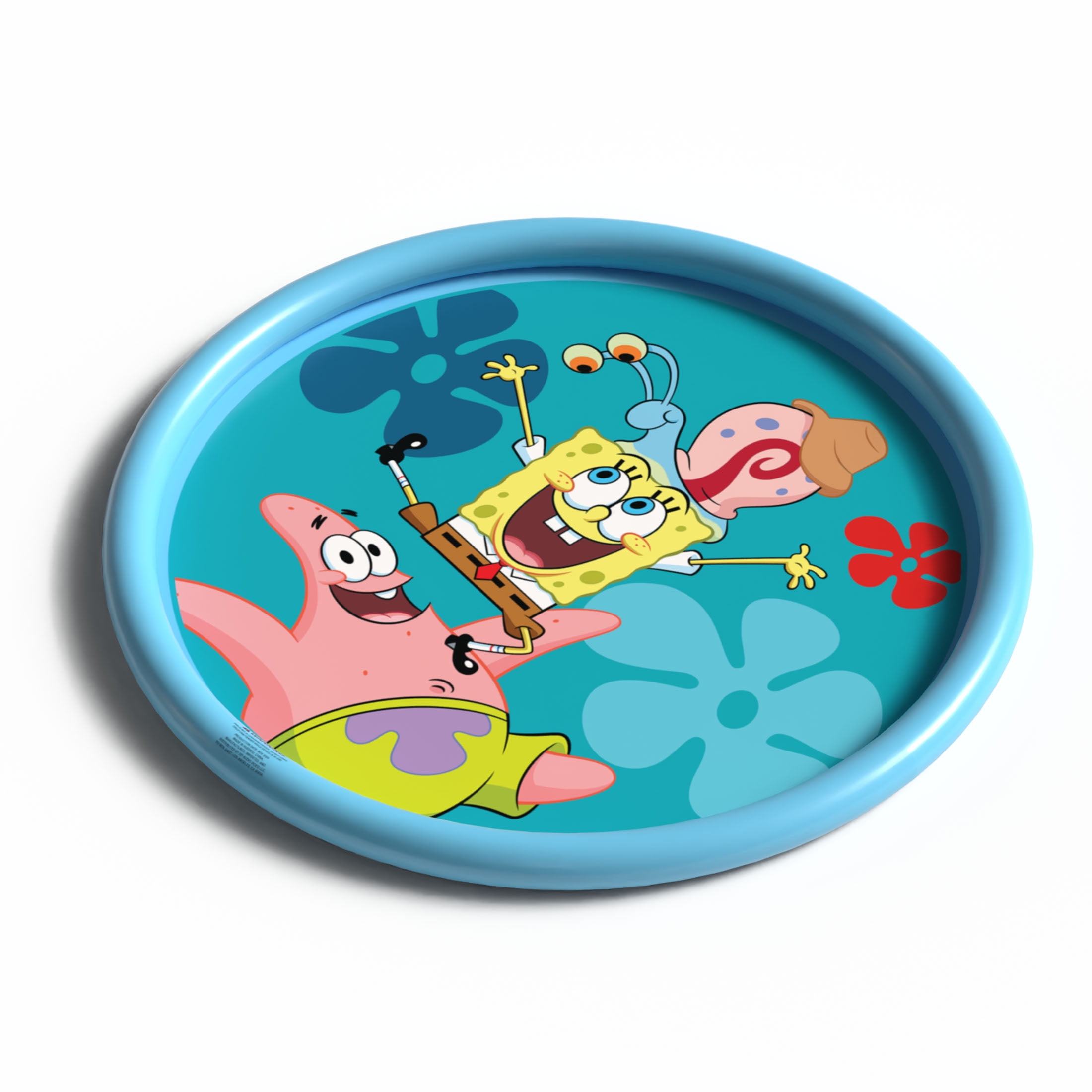 SpongeBob SquarePants 60" Inflatable Water Splashpad for Summer Fun and Water Play, Children Ages 2+