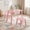 Light Pink-Nail Salon, variant on Costway Kids Hair Salon Play Set with LED Lighted Mirror, Swivel Barber Chair, Rolling Cart