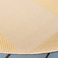 thumbnail image 3 of Safavieh Courtyard Benjamin Plaid Indoor/Outdoor Area Rug, Gold/Beige, 6'7" x 6'7" Round, 3 of 9