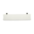 thumbnail image 4 of Pemberly Row V-Style 15x72" Wood Dining Bench in Black/Linen White, 4 of 5