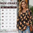 thumbnail image 7 of DISNIMO Capybara Floral Printed Sweatshirts for Women V Neck Hoodies Long Sleeve Shirts Waffle Hooded Sweatshirt for Fall Winter, S, 7 of 7
