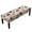 Flower Apricot, variant on Stretch Dining Bench Cover, Anti-Dust Removable Bench Slipcover Washable Seat Cushion Protector for Bedroom, Kitchen, Hotel, Banquet