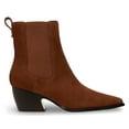 thumbnail image 2 of Franco Sarto Women's Vianca Ankle Boot Brown Suede 9M, 2 of 5