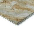 thumbnail image 3 of Addison Rugs Mayfield Premium Machine Washable Transitional Abstract Gold Rectangle Rug, 9' X 12' Machine Washable Transitional Abstract Gold Oversized Sherpa Throw Blanket, 3 of 7