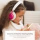 thumbnail image 2 of Puro Sound Labs BT2200s Plus Volumen limitado Auriculares Bluetooth para niños (rosa), 2 of 5