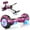 Star Purple, variant on SISIGAD 6.5" Bluetooth Hoverboard with Seat Attachment Combo, LED Wheel, Weight Limit 200 lb, All-Terrain Tires, 10 MPH, Range 10 Miles, UL Certified