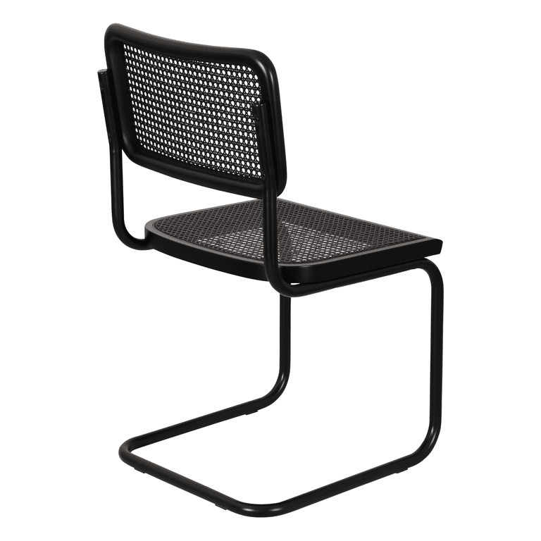 椅子 Cesca Armless Chair Black Breuer Chair Company Marcel Breuer B32 Cesca Cane Cantilever Side
