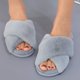 thumbnail image 5 of Zapatillas de invierno para mujer, zapatillas de felpa mullidas y cálidas para interiores, zapatillas ligeras para el hogar, zapatillas planas cómodas antideslizantes, 5 of 5
