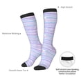 thumbnail image 4 of Wukai Striped Gradient for Contrast Color Stockings, Sports Fitness Adult Long Socks, Unisex, 4 of 6