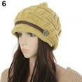 thumbnail image 6 of Opolski Women's Fashion Braided Autumn Winter Warm Baggy Beanie Knit Crochet Ski Hat Cap, 6 of 7