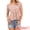 Beige, variant on DARING DIVA Women's Floral Babydoll Tops Pleated Scoop Neck Cute Shirt Blouses XS Beige