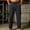 Black, variant on WRFWUL Mens Casual Cargo Pants Elastic Waist Drawstring Sweatpants Outdoor Hiking Travel Trousers with Multiple Pockets