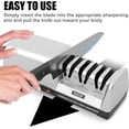 thumbnail image 4 of Electric Knife Sharpener - Professional 3-Stage  Abrasive System with Precision Angle Guides for Kitchen Knives, 4 of 6