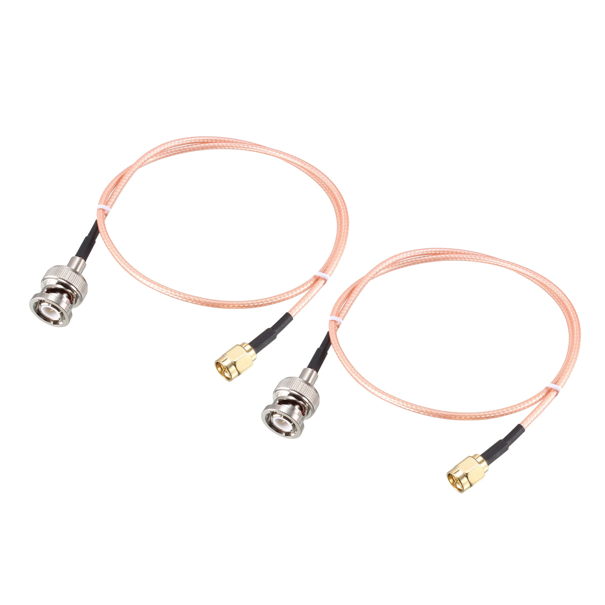 RG316 Coaxial Cable with BNC Male to SMA Male Connectors 50 Ohm 1.5