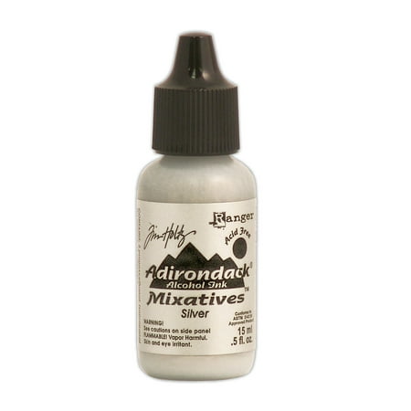 UPC: 0804551985584 | Tim Holtz Alcohol Inks silver 0.5 oz. bottle (pack of 3)