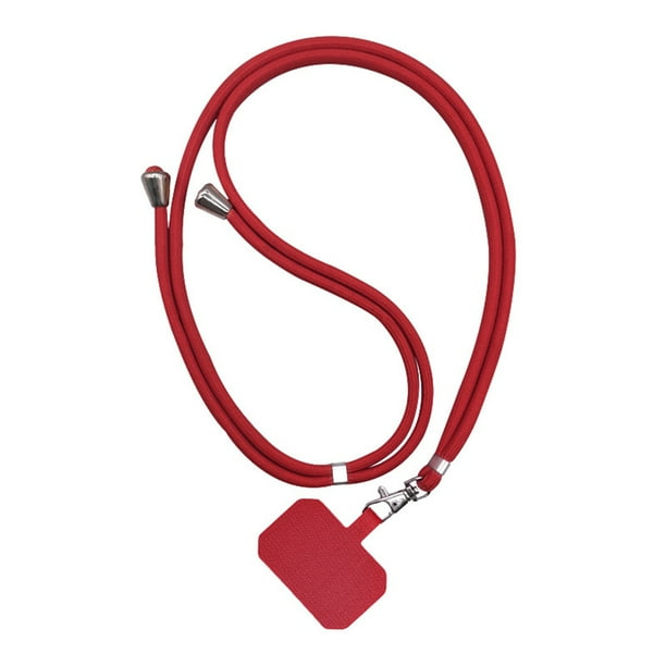 Correa de cordón universal para teléfono celular (tela curada roja de China + cuerda suave roja) Ehuebsd Para estrenar