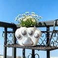 thumbnail image 5 of Cute Cat Paw Planter, Small Succulent Pot with Drainage Holes, Vinyl Flower Pot for Desk Decor, Gift for Plant and Cat Lovers, 5 of 9