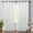 Green, variant on DriftAway Farmhouse Linen Blend Blackout Curtains Vertical Striped Printed Linen Curtains for Bedroom Thermal Insulated Country Rust Grommet Lined Treatments for Living Room 2 Panels W52 x L63 Red