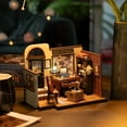 thumbnail image 2 of DIY Miniature House Kit with Furnitures Tiny House Making Kit with LED Light Creative Gifts for Teens Adults Home Decor, 2 of 16