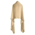 thumbnail image 4 of UJNDER Soft Chiffon Scarves Shawls Wraps for Women for Dress Accessories and Special Occasions Beige, 4 of 4
